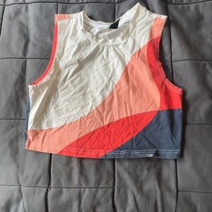 Color Block Tank Top